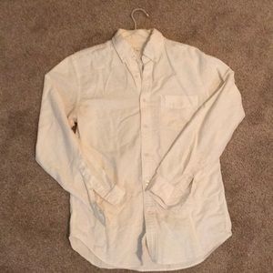 J. Crew size small white, 100% cotton button up